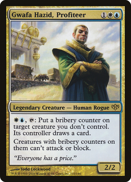 Gwafa Hazid, Profiteer (CON-110) (Foil)