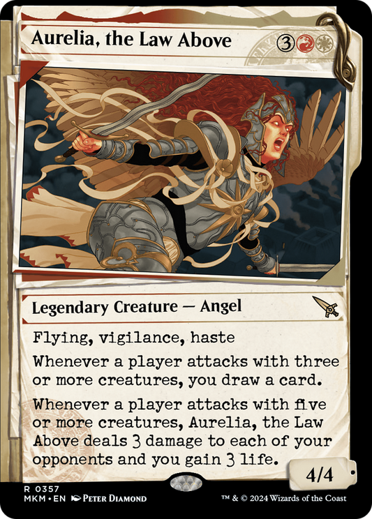 Aurelia, the Law Above (MKM-357) (Showcase) (Foil)