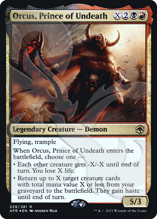 Orcus, Prince of Undeath (AFR&-229A) (Foil)