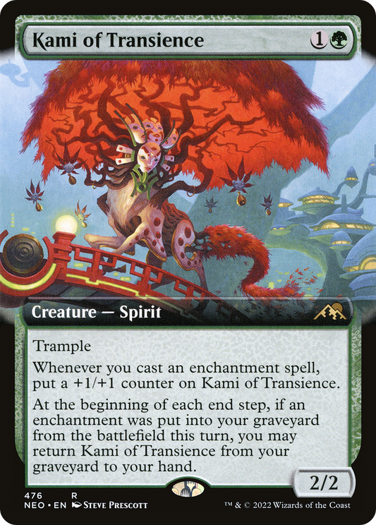 Kami of Transience (NEO-476) (Extended Art) (Foil)