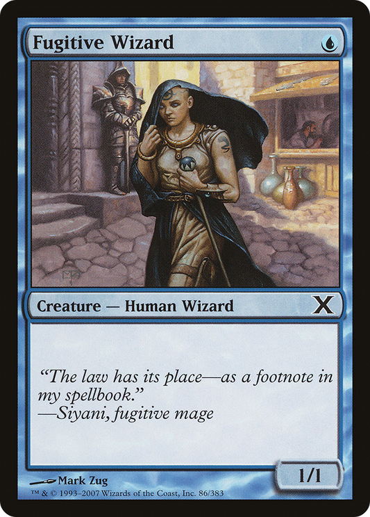 Fugitive Wizard (10E-086) (Foil)