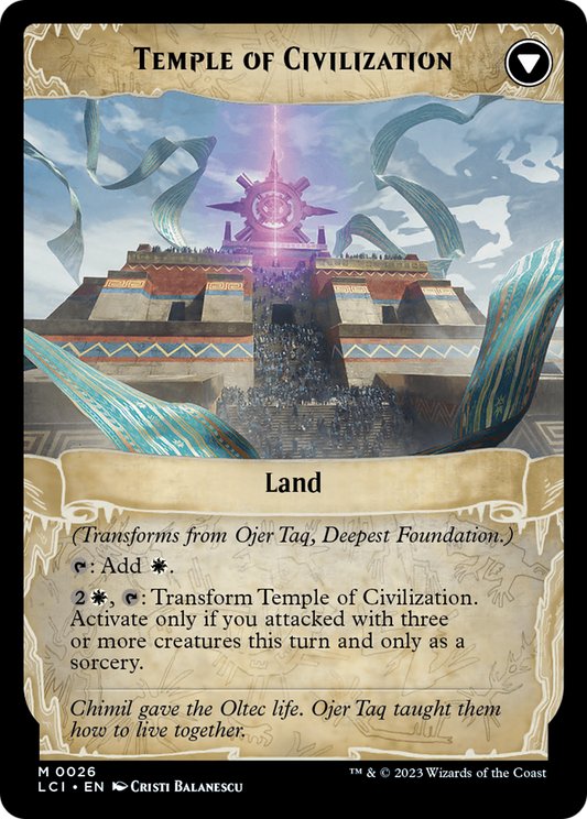 Ojer Taq, Deepest Foundation // Temple of Civilization (LCI-026) (Foil)