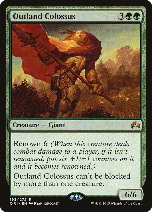 Outland Colossus (ORI-193) (Foil)
