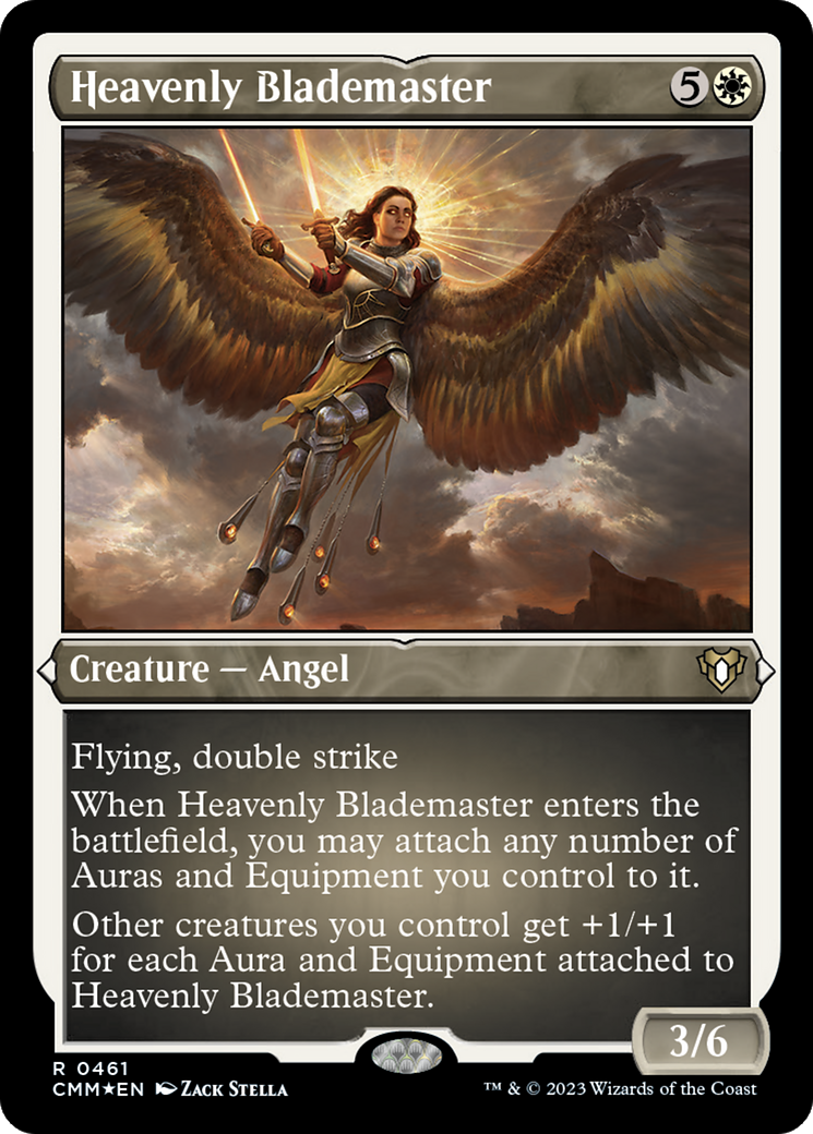 Heavenly Blademaster (CMM-461) (Etched Foil)