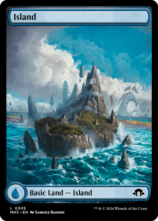 Island (MH3-305) (Full Art) (Foil)