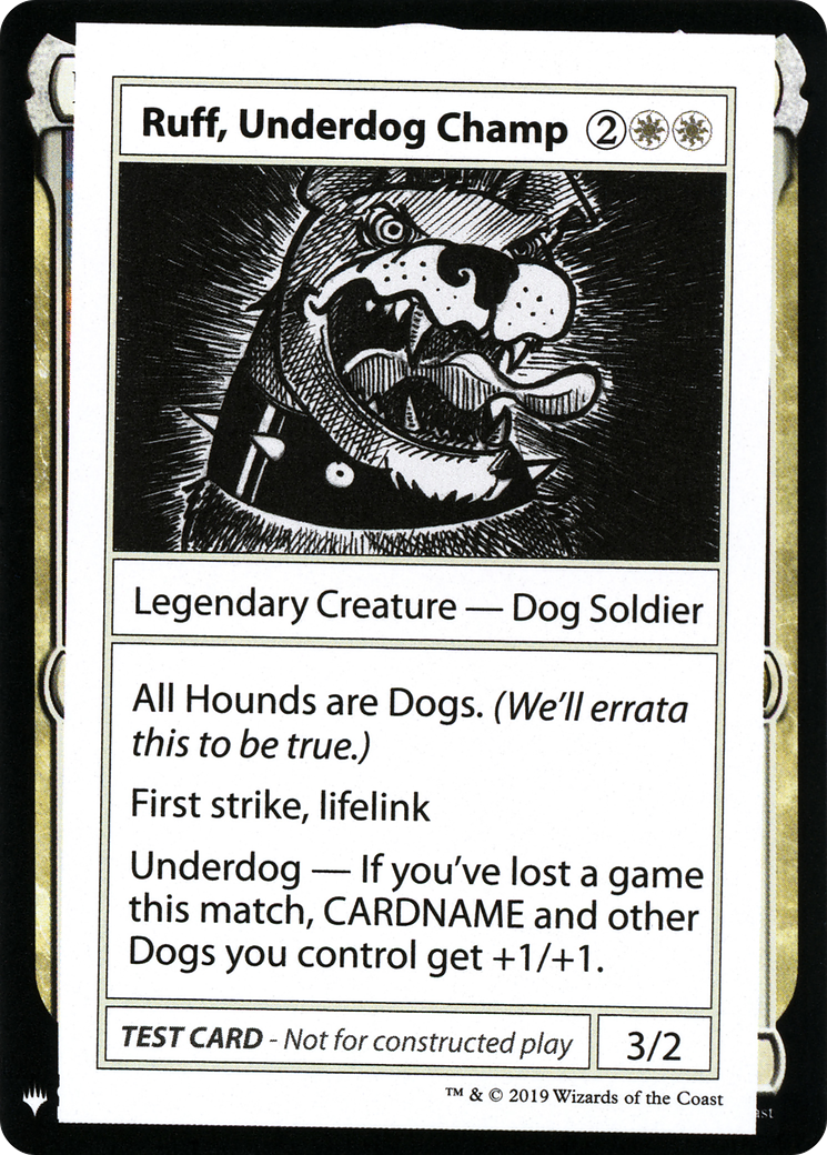 Ruff, Underdog Champ (CMB1-010)