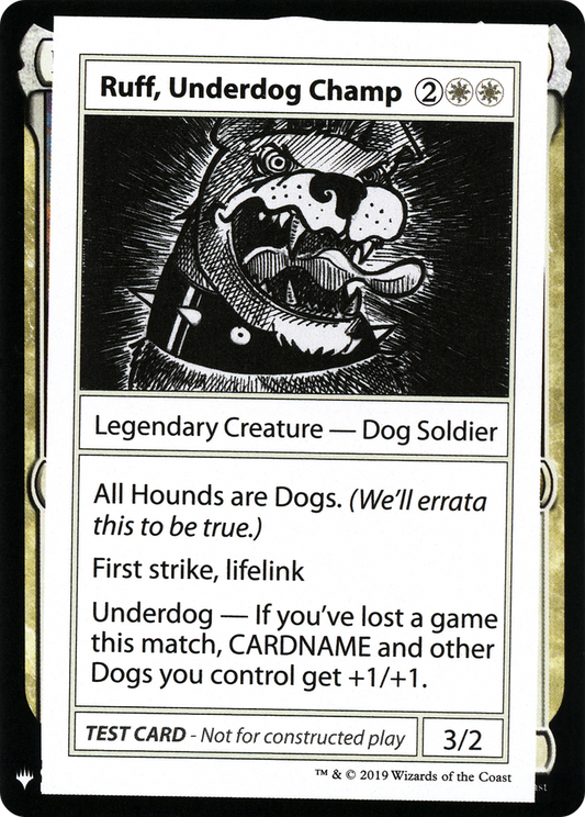 Ruff, Underdog Champ (CMB1-010)