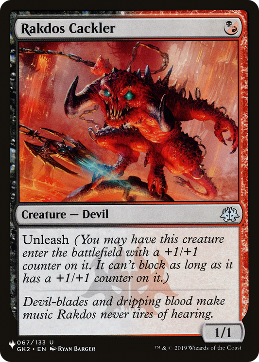 Rakdos Cackler (LIST-GK2-67)