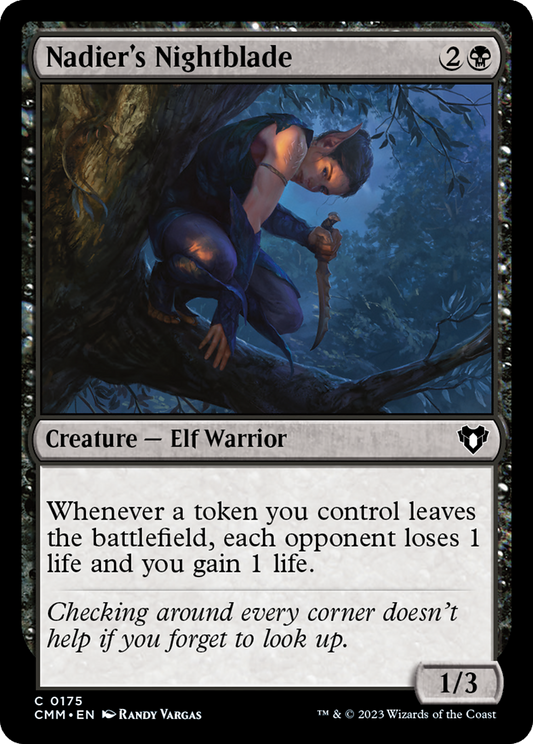 Nadier's Nightblade (CMM-175) (Foil)