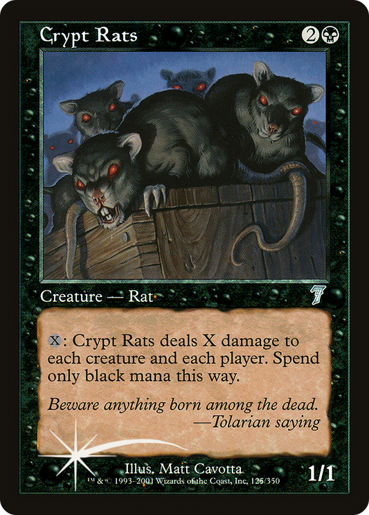 Crypt Rats (7ED-125★) (Foil)