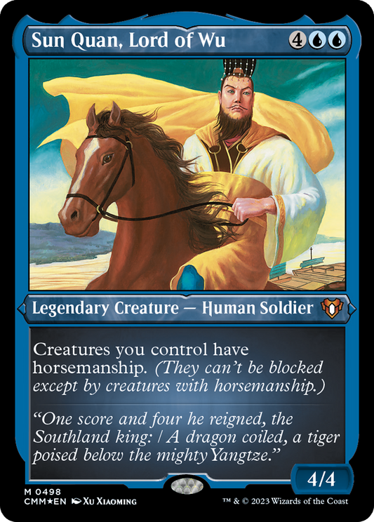 Sun Quan, Lord of Wu (CMM-498) (Etched Foil)