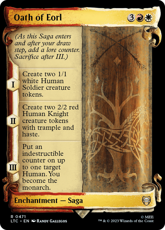 Oath of Eorl (LTC-471) (Showcase) (Scroll)
