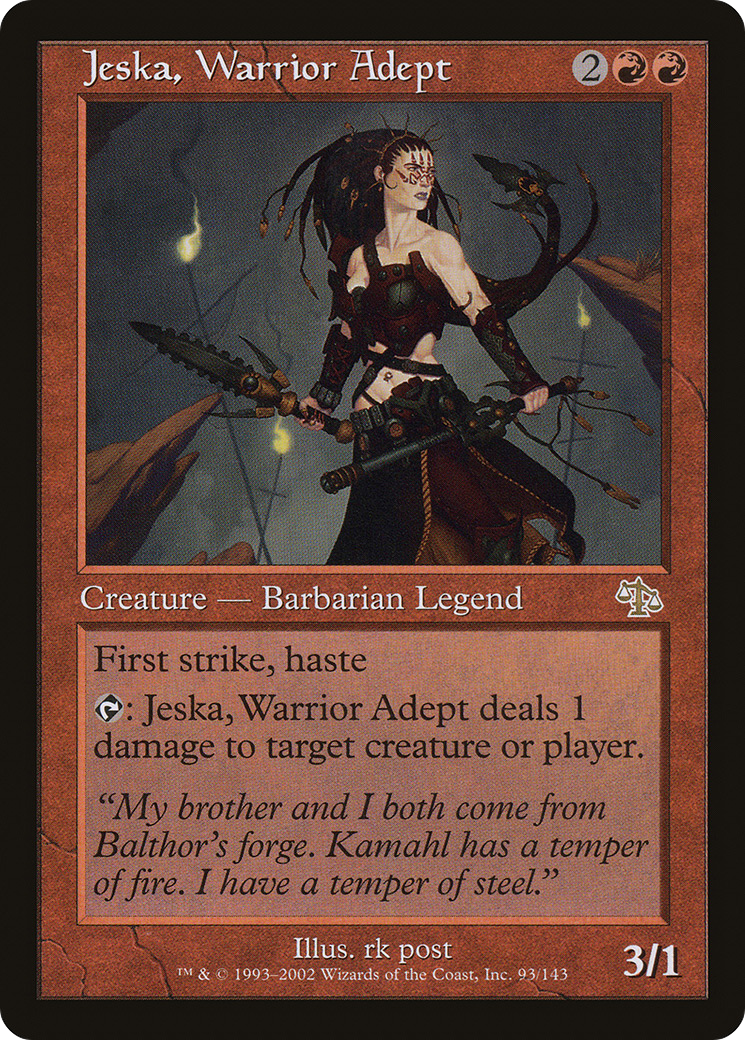 Jeska, Warrior Adept (JUD-093) (Foil)
