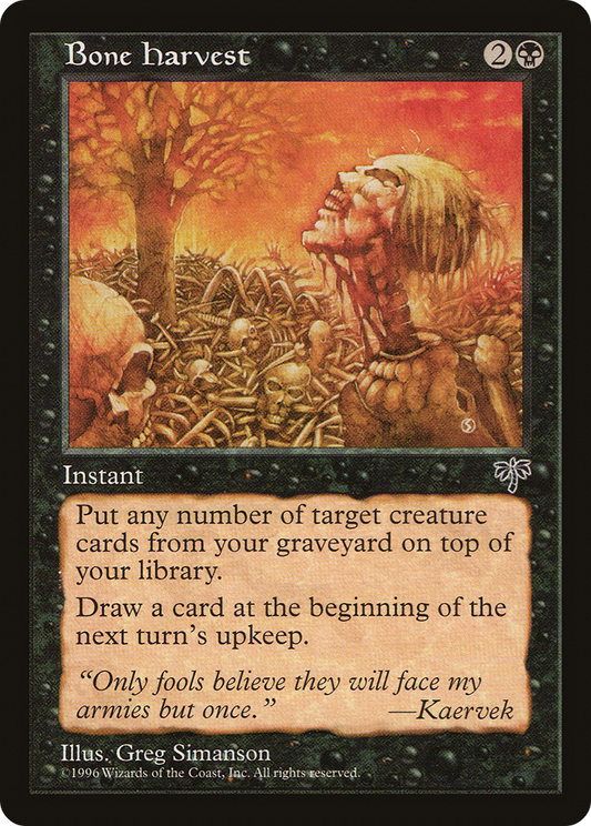 Bone Harvest (MIR-108)
