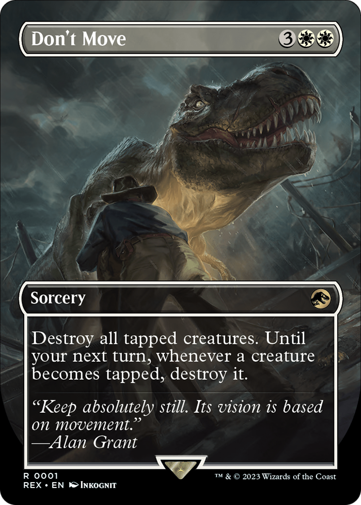 Don't Move (REX-001) (Borderless) (Foil)