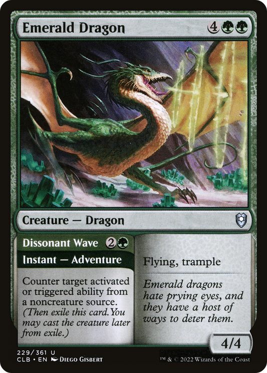Emerald Dragon // Dissonant Wave (CLB-229)