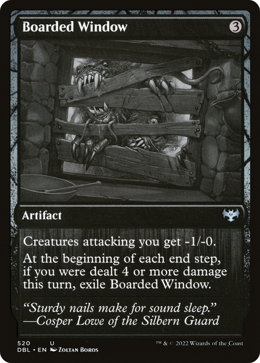 Boarded Window (DBL-520) (Foil)