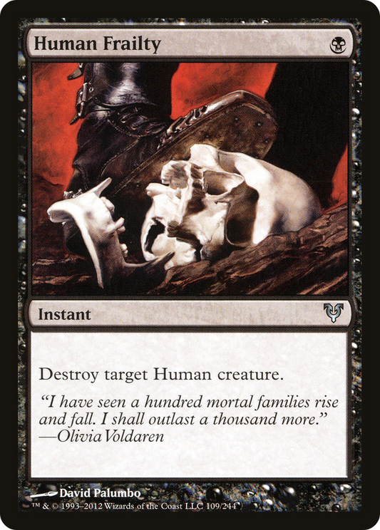 Human Frailty (AVR-109) (Foil)