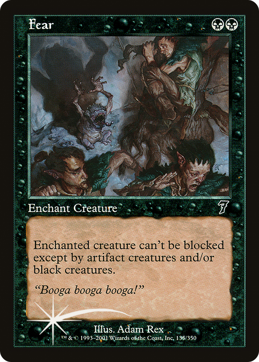 Fear (7ED-135★) (Foil)