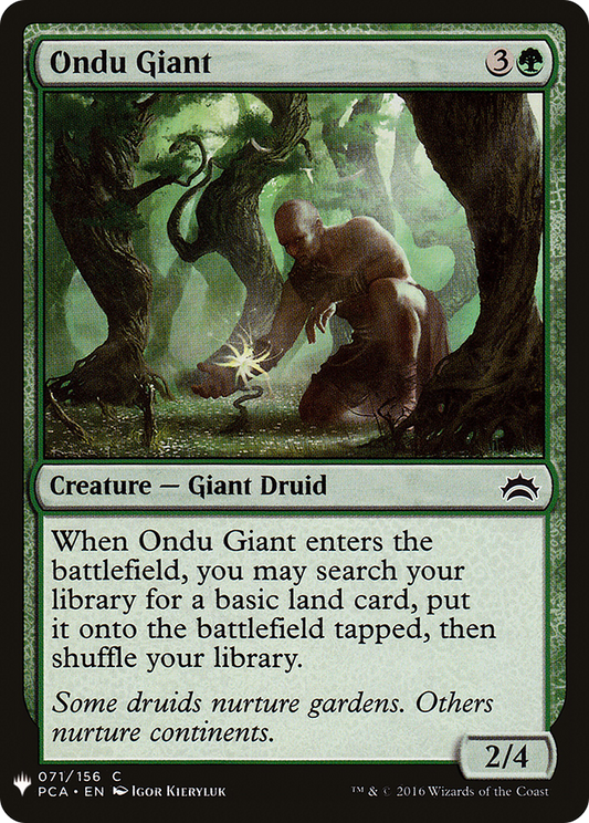 Ondu Giant (LIST-PCA-71)