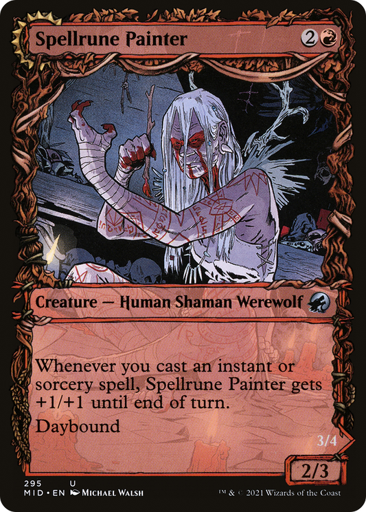 Spellrune Painter // Spellrune Howler (MID-295) (Showcase) (Foil)
