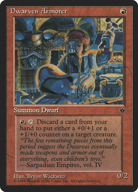 Dwarven Armorer (FEM-050)