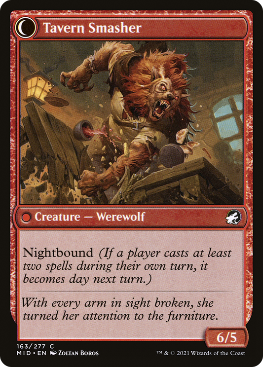 Tavern Ruffian // Tavern Smasher (MID-163) (Foil)