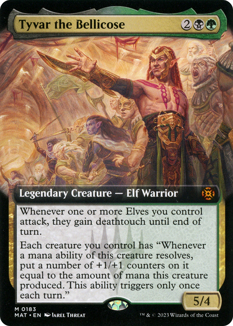 Tyvar the Bellicose (MAT-183) (Extended Art) (Foil)