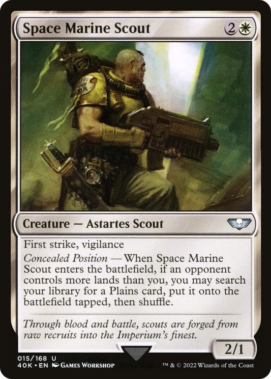 Space Marine Scout (40K-015)