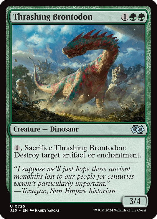 Thrashing Brontodon (J25-725)