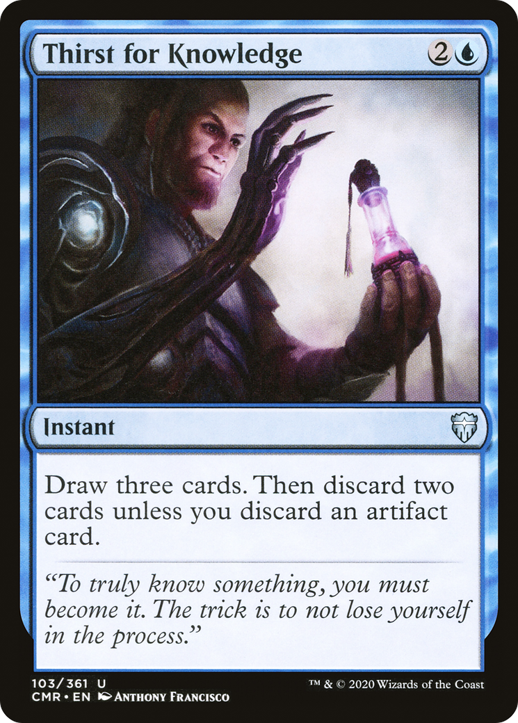 Thirst for Knowledge (CMR-103)