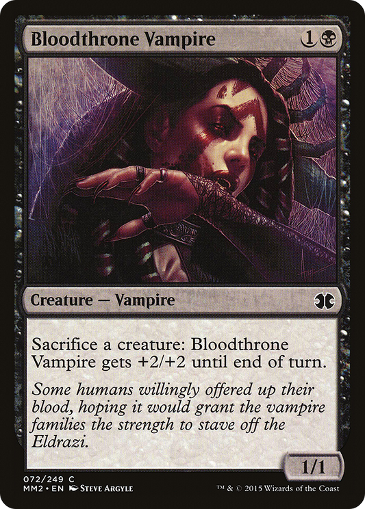 Bloodthrone Vampire (MM2-072) (Foil)