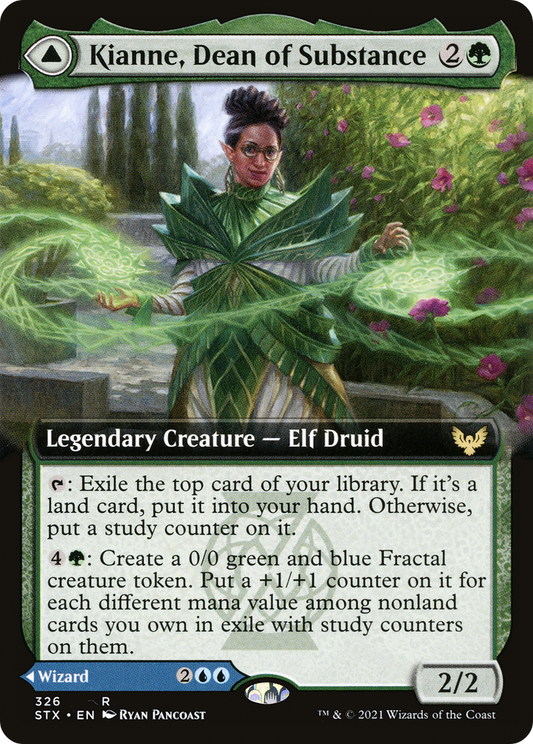 Kianne, Dean of Substance // Imbraham, Dean of Theory (STX-326) (Extended Art)
