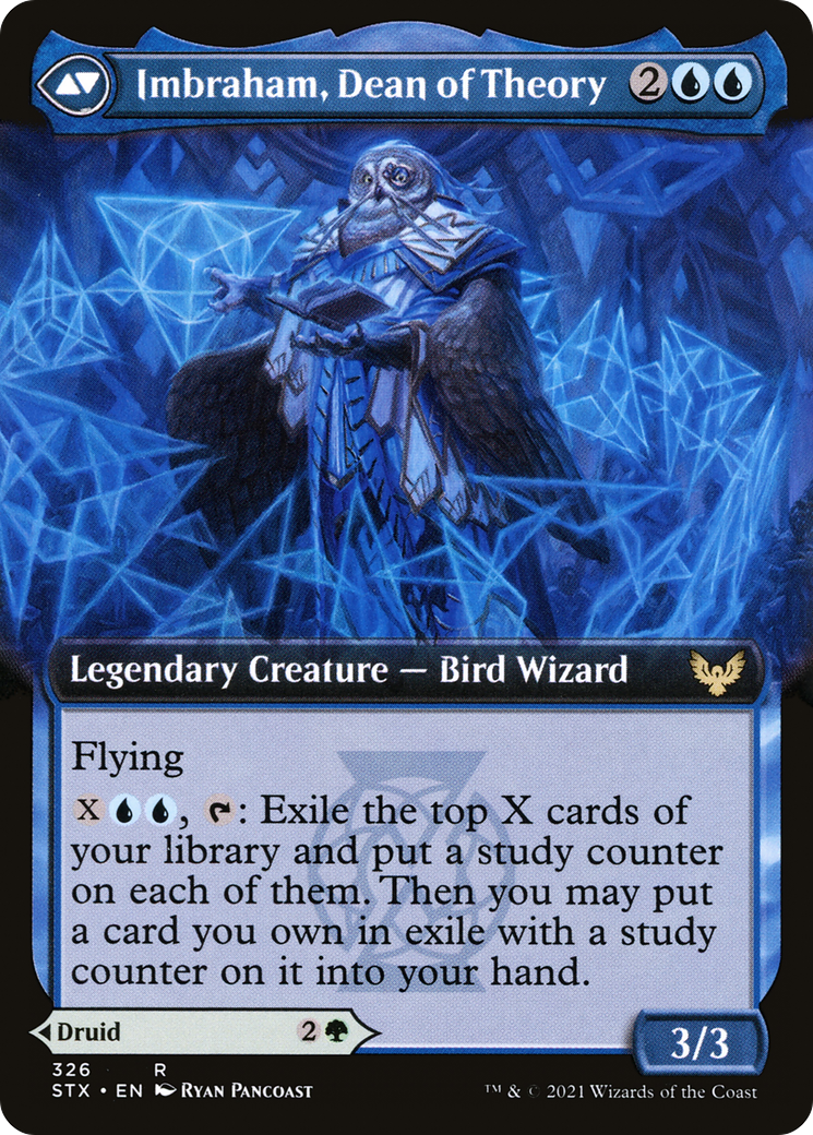 Kianne, Dean of Substance // Imbraham, Dean of Theory (STX-326) (Extended Art) (Foil)