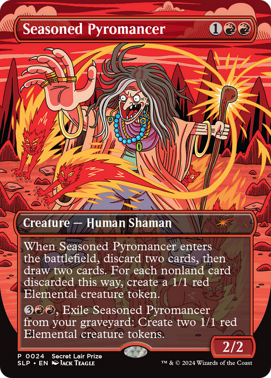 Seasoned Pyromancer (PTP-024) (Borderless) (Foil)