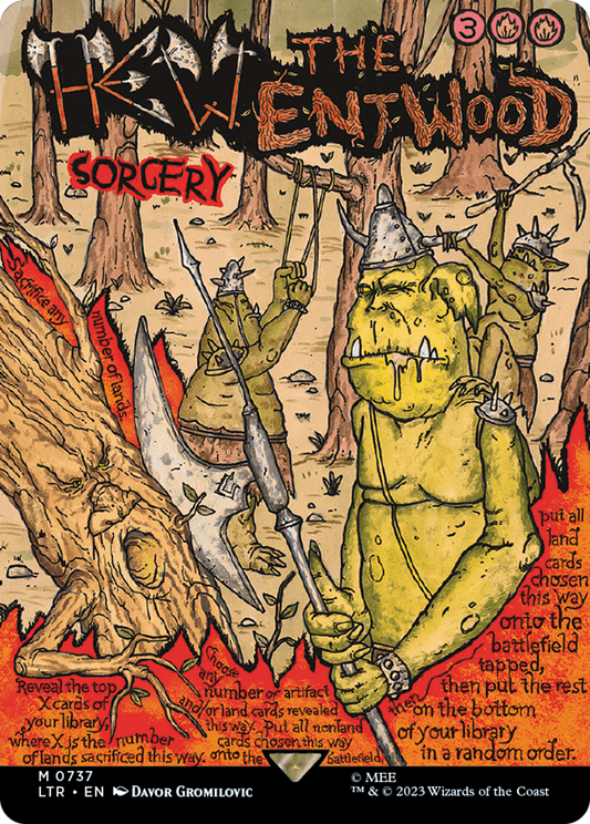 Hew the Entwood (LTR-737) (Borderless) (Foil)