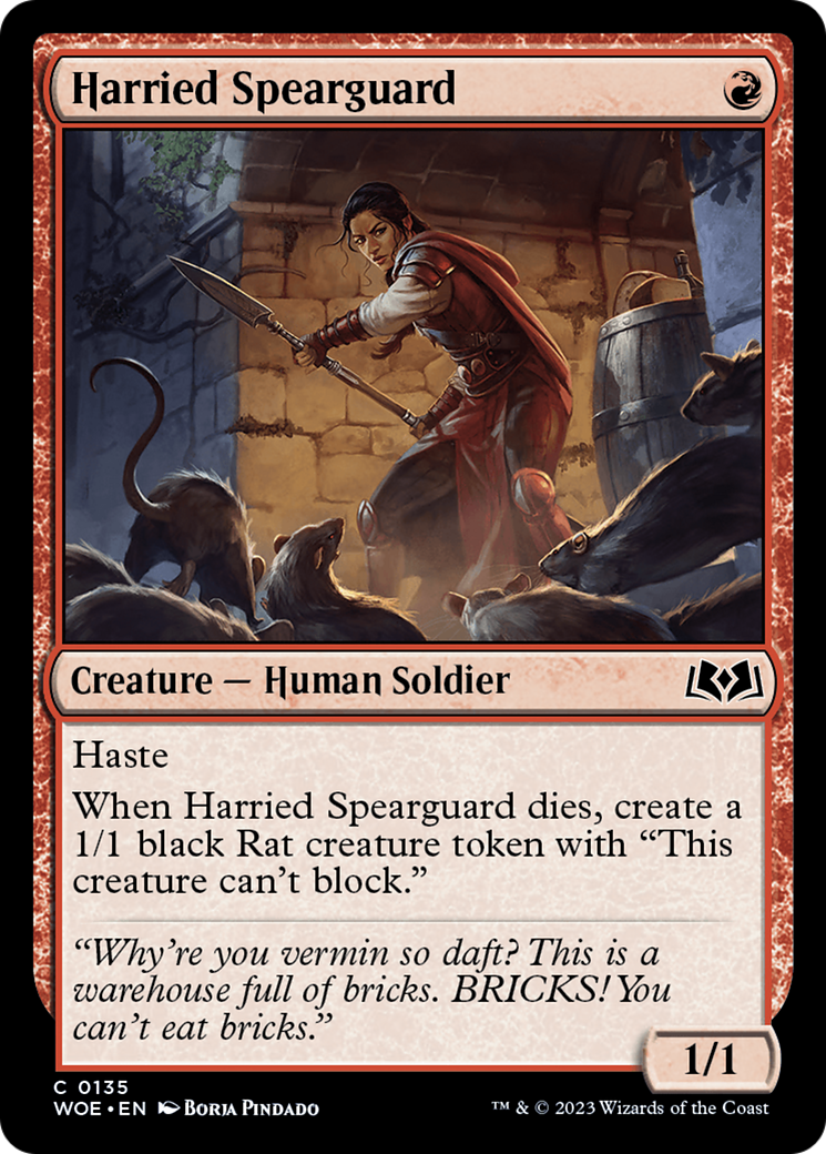 Harried Spearguard (WOE-135)