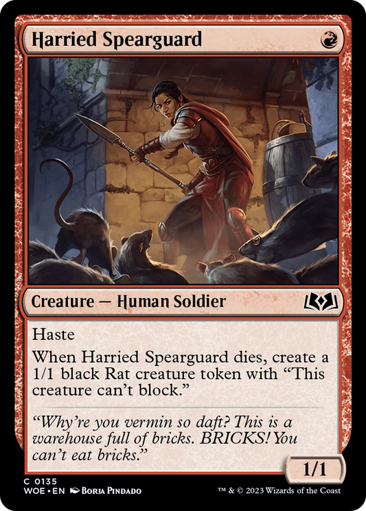 Harried Spearguard (WOE-135)