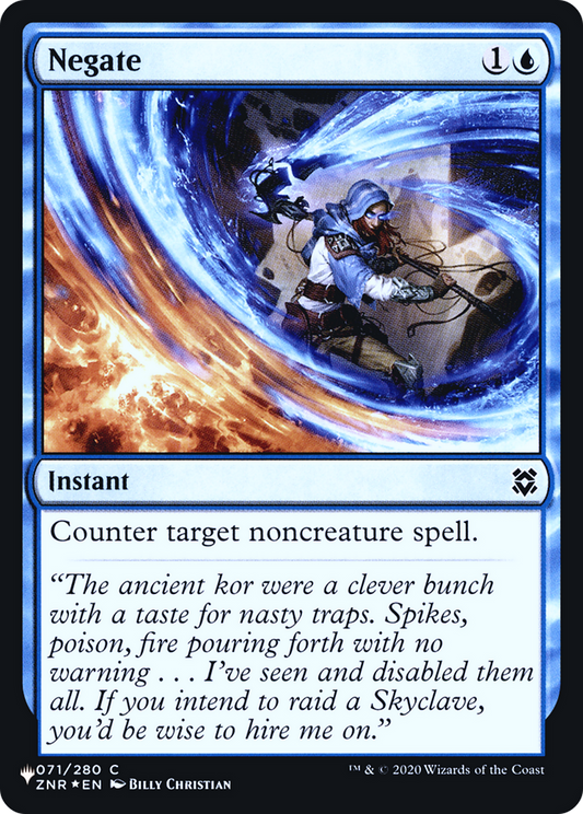 Negate (LIST-ZNR-71) (Foil)