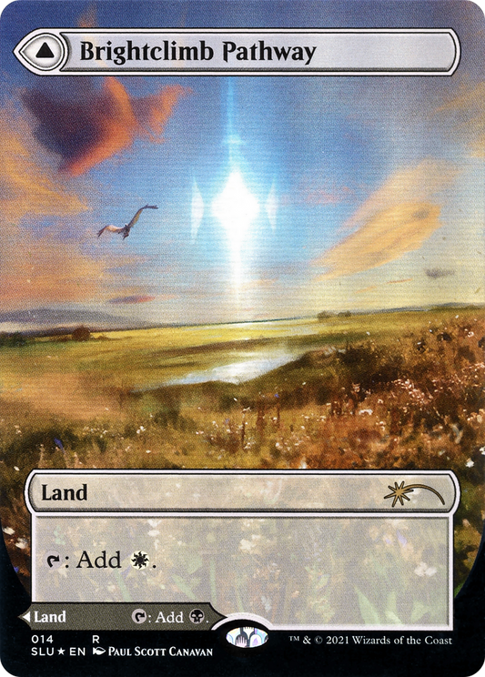 Brightclimb Pathway // Grimclimb Pathway (SLU-014) (Showcase) (Borderless) (Foil)