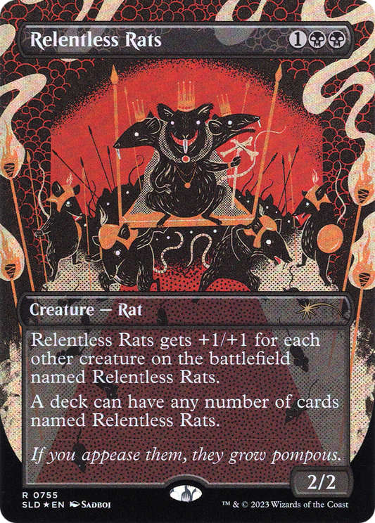 Relentless Rats (SLD-755) (Borderless) (Foil)