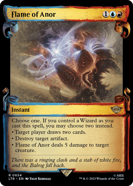 Flame of Anor (LTR-654) (Showcase) (Scroll) (Foil)