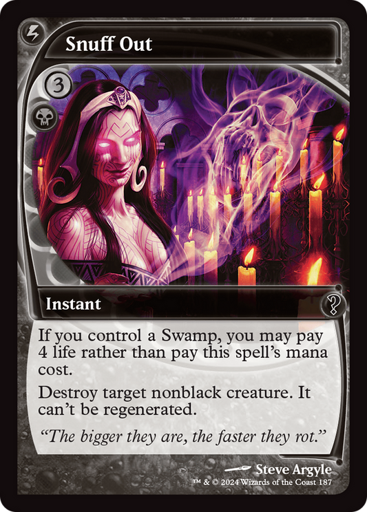 Snuff Out (MB2-187)