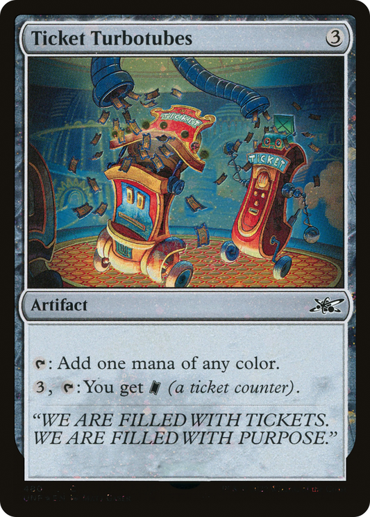Ticket Turbotubes (UNF-480) (Galaxy Foil)