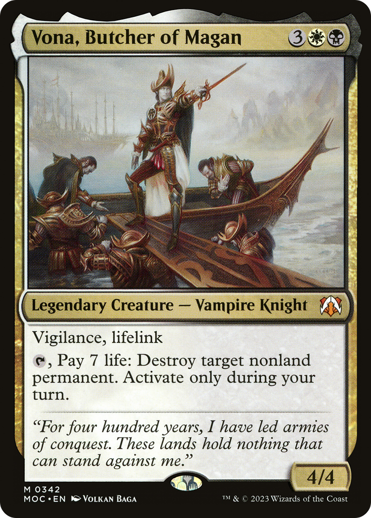 Vona, Butcher of Magan (MOC-342)