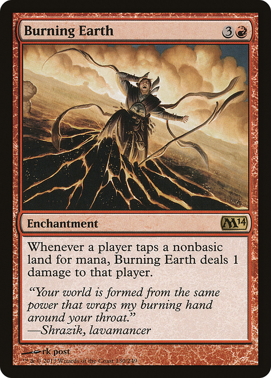 Burning Earth (M14-130) (Foil)