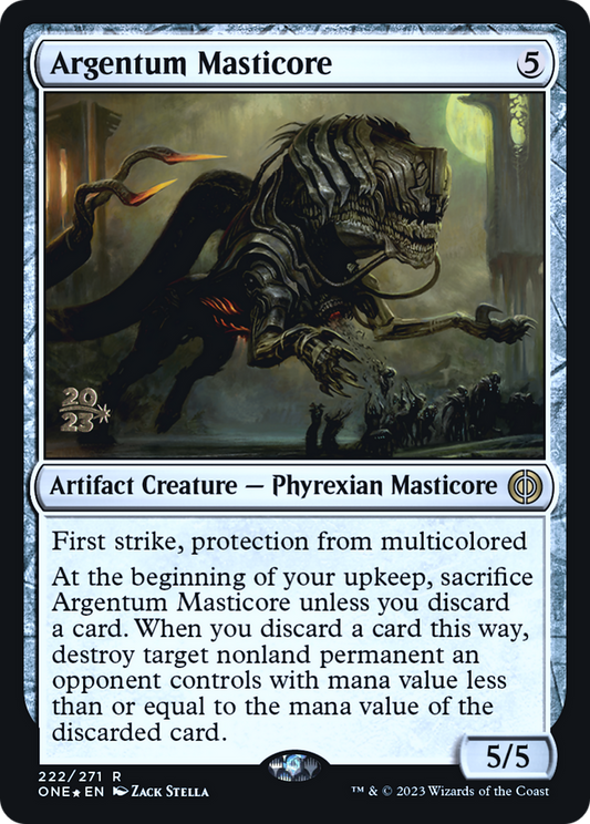 Argentum Masticore (PRE-222S) (Foil)