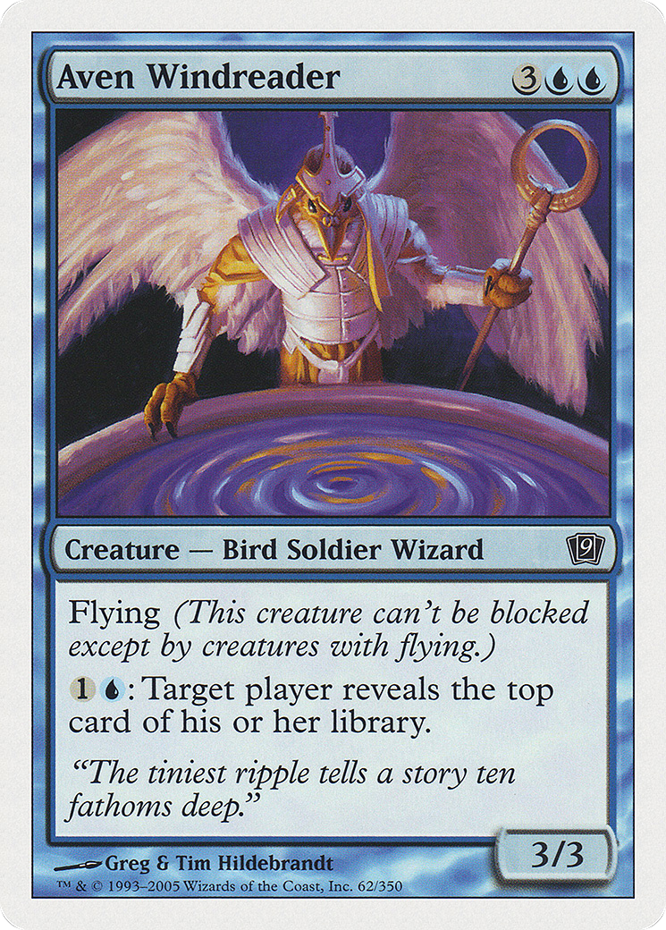 Aven Windreader (9ED-062★) (Foil)