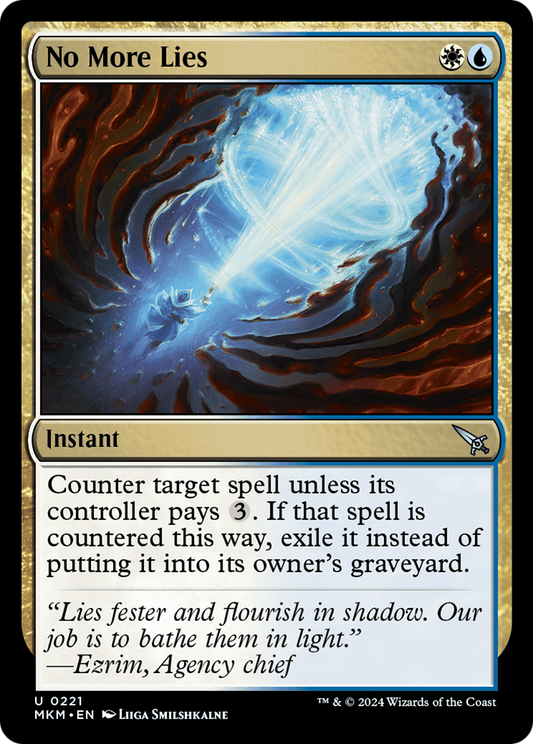 No More Lies (MKM-221) (Foil)