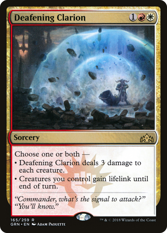 Deafening Clarion (GRN-165) (Foil)